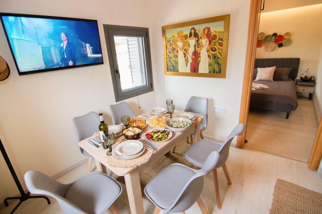 Ampelos Cretan Villa - Private Pool & Heated Ozone Jacuzzi Yerolákkos Екстериор снимка